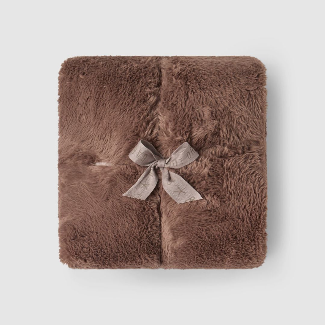 Barefoot Dreams Cloud Faux Fur Throw, COLOR: Sable