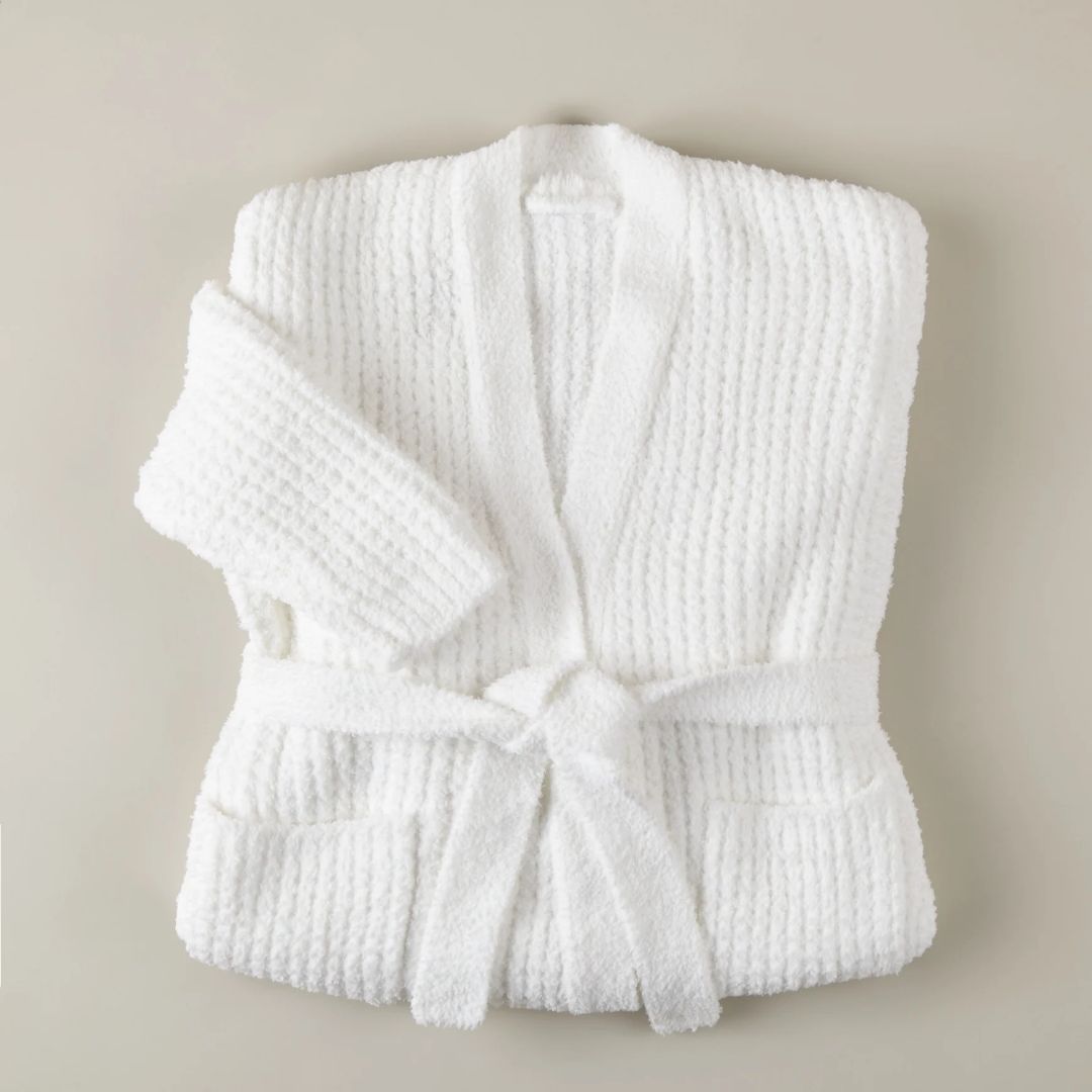 Peacock Alley Cozy Waffle Knit Robe, COLOR: White, SIZE: Small/Medium
