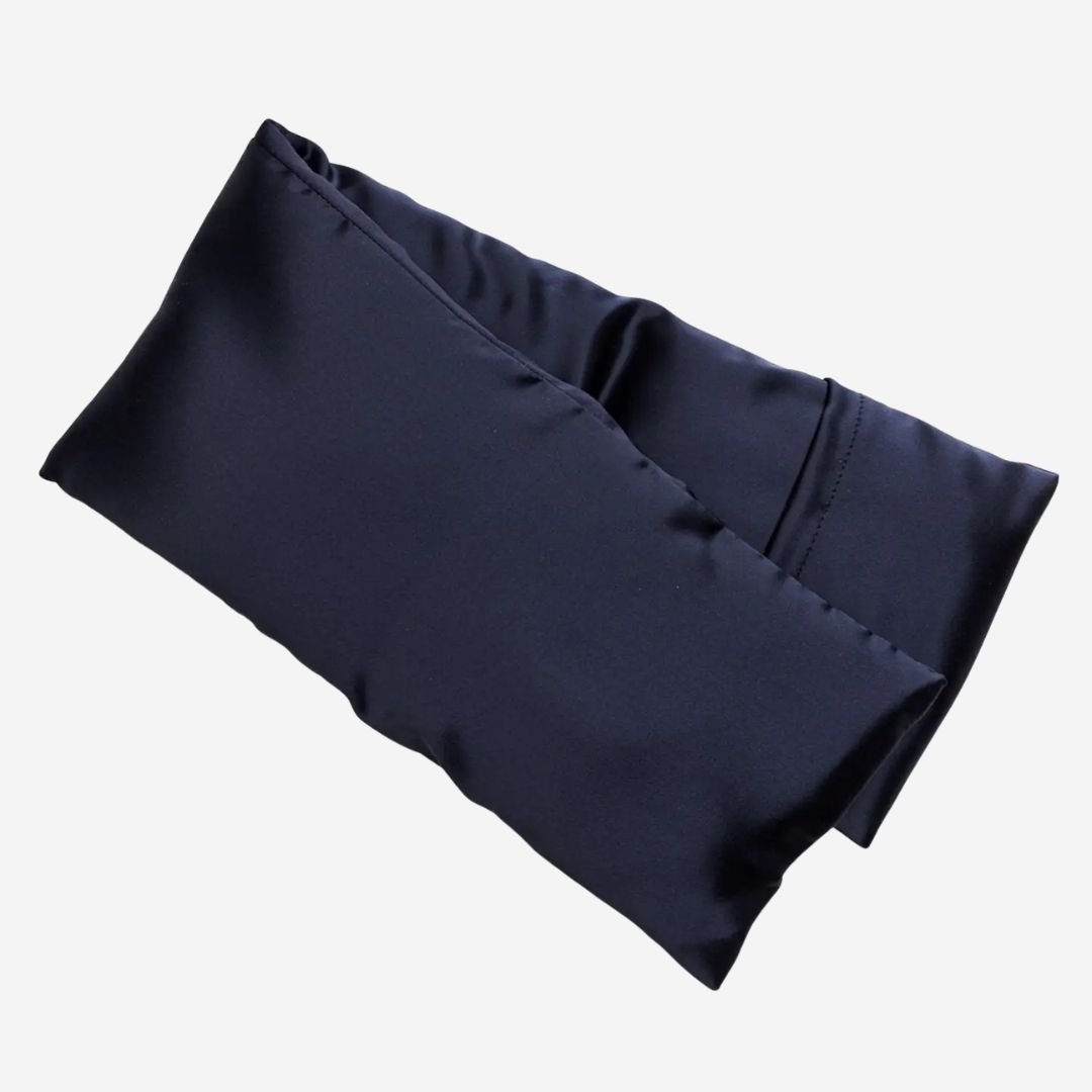 elizabethW—Hot/Cold Flaxseed Pack, PRODUCT: Silk—Navy