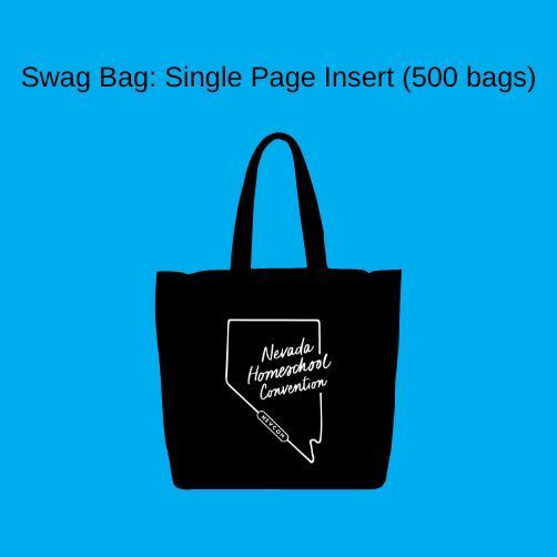 Insert Advertisement in Swag Bags (500)
