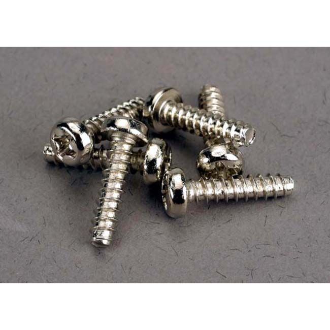 TRX-2676 Traxxas Screws, 3x12mm roundhead self-tapping (6)