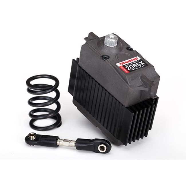 TRX-2085X Traxxas Servo, digital high-torque, metal gear (ball bearing), waterproof/ servo saver spring/ steering link