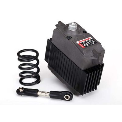 TRX-2085X Traxxas Servo, digital high-torque, metal gear (ball bearing), waterproof/ servo saver spring/ steering link