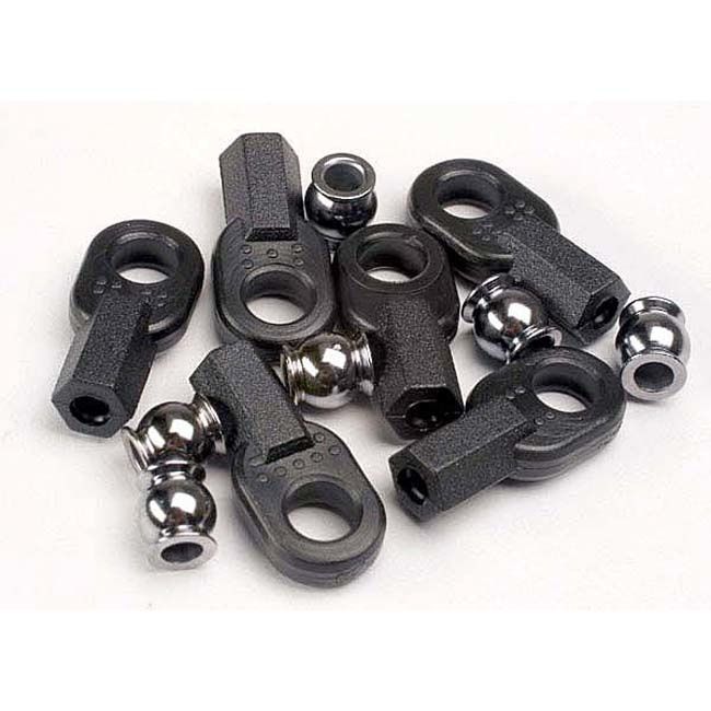 TRX-2742 Traxxas Rod ends, long (6)/ hollow ball connectors (6)