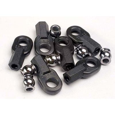 TRX-2742 Traxxas Rod ends, long (6)/ hollow ball connectors (6)