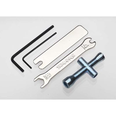 TRX-2748X Traxxas Tool Set (1.5mm &amp;2.5mm allens/ 4-way lug, 8mm &amp;4mm wrench &amp; U-joint wrenches)