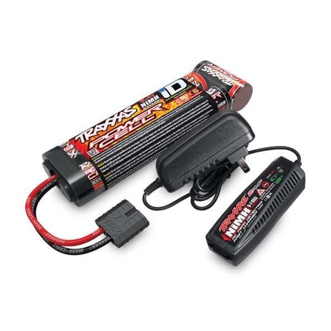 TRX-2983 Traxxas Battery/charger completer pack (includes #2969 2-amp NiMH peak detecting AC charger (1), #2923X 3000mAh 8.4V 7-cell NiMH battery (1))