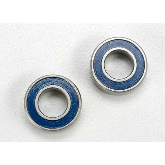 TRX-5117 Traxxas Ball bearings, blue rubber sealed (6x12x4mm) (2)