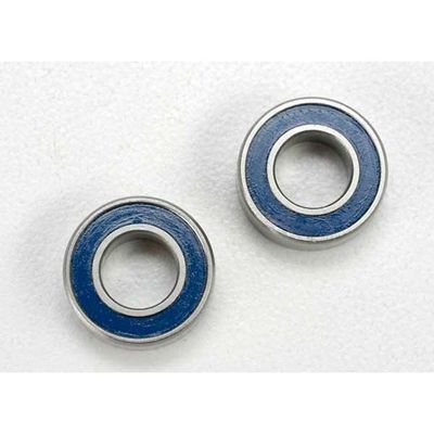TRX-5117 Traxxas Ball bearings, blue rubber sealed (6x12x4mm) (2)