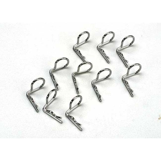TRX-3935 Traxxas Body clip (mounting clip), angled, 90-degrees (10)