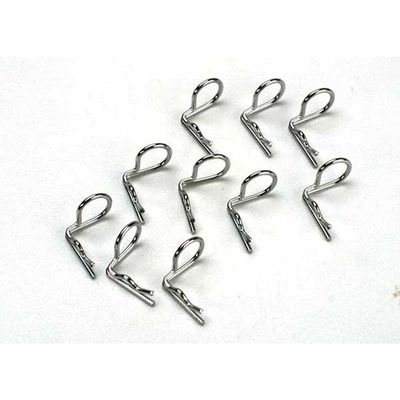 TRX-3935 Traxxas Body clip (mounting clip), angled, 90-degrees (10)