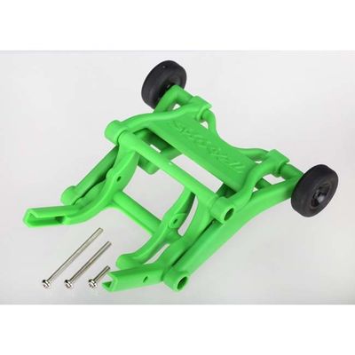TRX-3678A Traxxas Wheelie bar, assembled (green) (fits Stampede®, Rustler®, Bandit series)