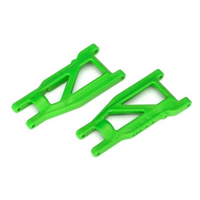 TRX-3655G Traxxas Suspension arms, green, front/rear (left &amp; right) (2) (heavy duty, cold weather material)