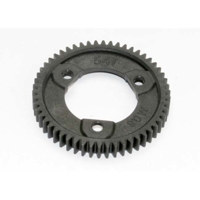 TRX-3956R Traxxas Spur gear, 54-tooth (0.8 metric pitch, compatible with 32-pitch) (requires #6814 center differential)