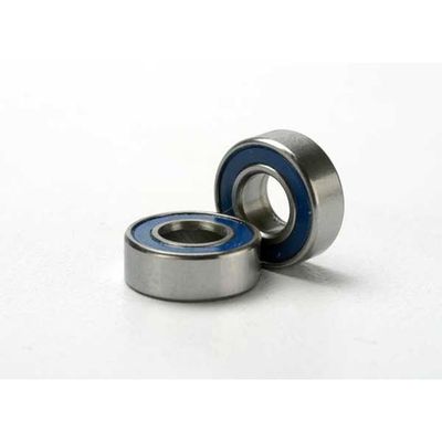 TRX-5116 Traxxas Ball bearings, blue rubber sealed (5x11x4mm) (2)