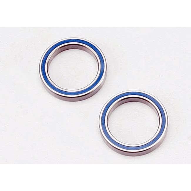 TRX-5182 Traxxas Ball bearings, blue rubber sealed (20x27x4mm) (2)