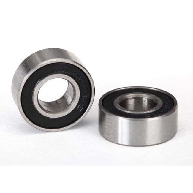 TRX-5180A Traxxas Ball bearings, black rubber sealed (6x13x5mm) (2)