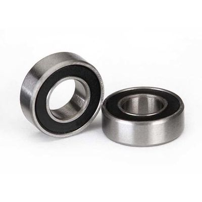 TRX-5117A Traxxas Ball bearings, black rubber sealed (6x12x4mm) (2)