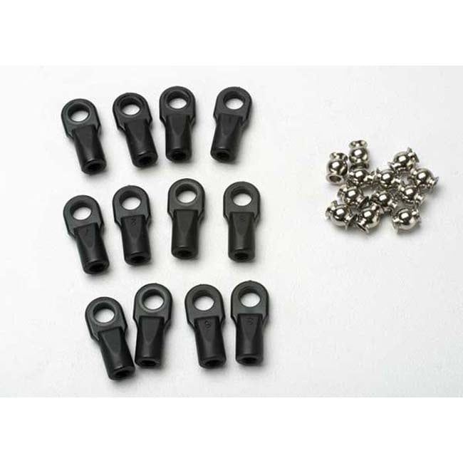 TRX-5347 Traxxas Rod ends, Revo® (large) with hollow balls (12)