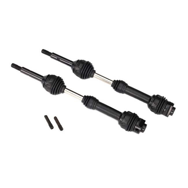TRX-6852R Traxxas Driveshafts, rear, steel-spline constant-velocity (complete assembly) (2)