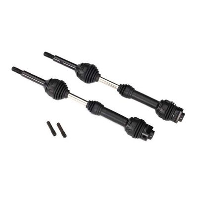 TRX-6852R Traxxas Driveshafts, rear, steel-spline constant-velocity (complete assembly) (2)