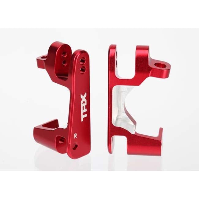 TRX-6832R Traxxas Caster blocks (c-hubs), 6061-T6 aluminum (red-anodized), left &amp; right