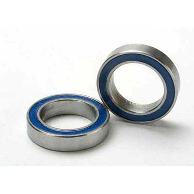 TRX-5120 Traxxas Ball bearings, blue rubber sealed (12x18x4mm) (2)