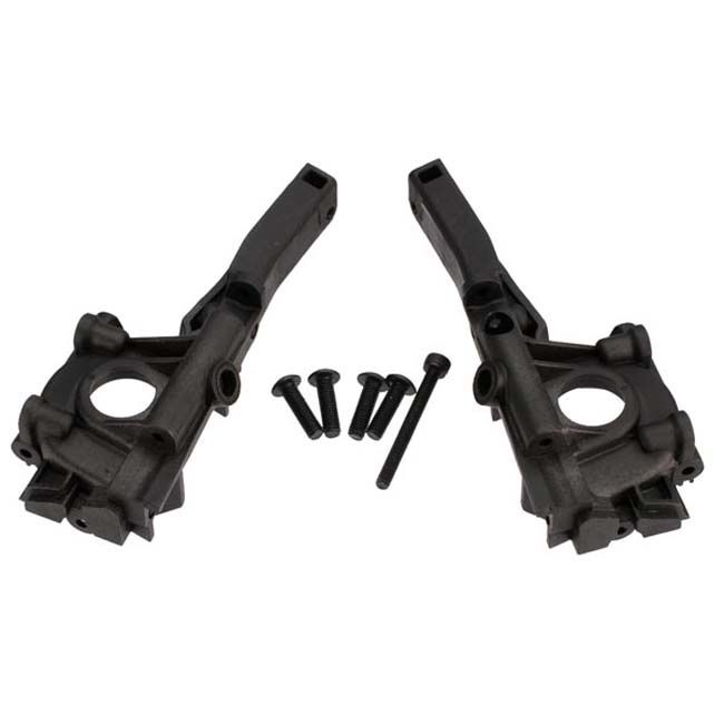 TRX-7030X Traxxas Bulkhead, front (left &amp; right halves)/ 3x10mm BCS (4)