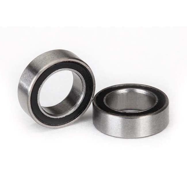 TRX-5114A Traxxas Ball bearings, black rubber sealed (5x8x2.5mm) (2)