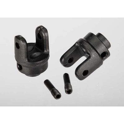 TRX-6828X Traxxas Differential output yokes, heavy duty (2)/ screw pin (2)