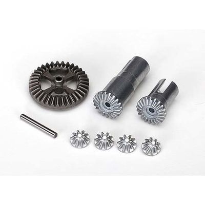 TRX-7579X Traxxas Gear set, differential, metal (output gears (2)/ spider gears (4)/ ring gear, 35T (1)/ 2x14.8mm pin (1))
