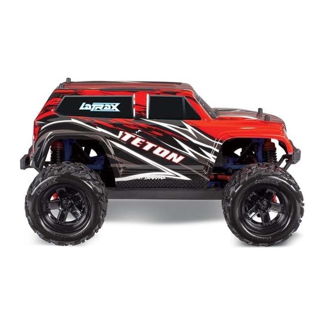 TRX-76054-5-REDX LaTrax Teton: 1/18 Scale 4WD Electric Monster Truck (RedX)