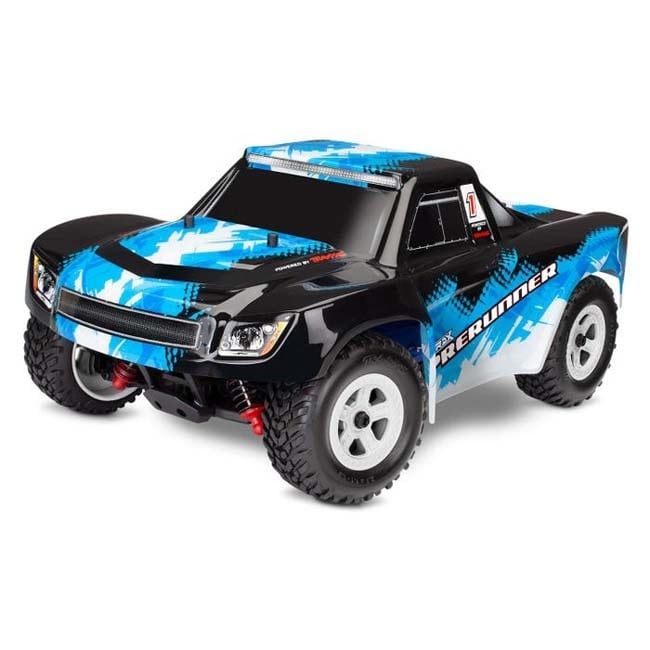 TRX-76064-5-BLUX Traxxas LaTrax Desert Prerunner: 1/18-Scale 4WD Electric Truck