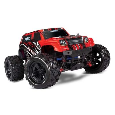 TRX-76054-5-REDX LaTrax Teton: 1/18 Scale 4WD Electric Monster Truck (RedX)