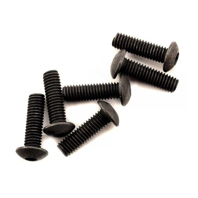 TRX-2577 Traxxas Screws, 3x10mm button-head machine (hex drive) (6)