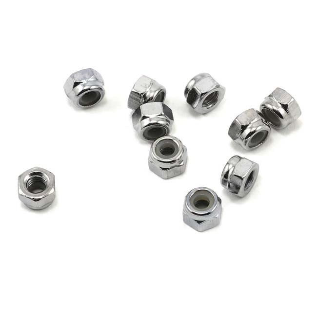 TRX-1747 Traxxas Nuts, 4mm nylon locking (10)