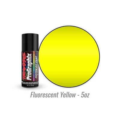 TRX-5063 Traxxas Body paint, ProGraphix™, fluorescent yellow (5oz)