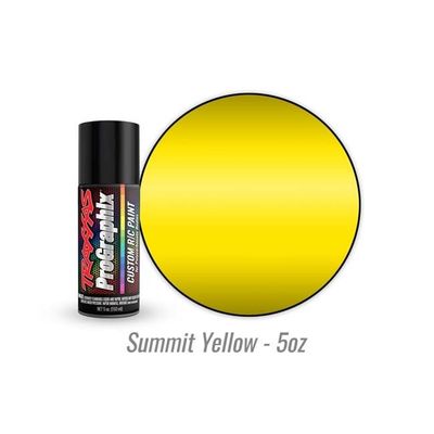 TRX-5053 Traxxas Body paint, ProGraphix®, Summit Yellow (5oz)