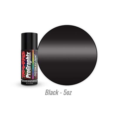 TRX-5055 Traxxas Body paint, ProGraphix®, black (5oz)