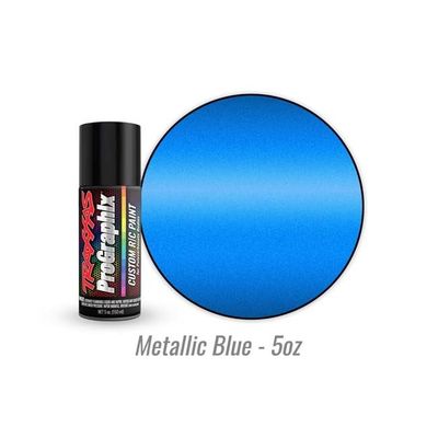 TRX-5074 Traxxas Body paint, ProGraphix™, metallic blue (5oz)