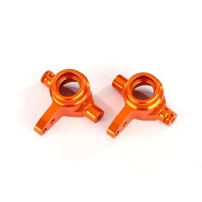 TRX-6837A Traxxas Steering blocks, 6061-T6 aluminum (orange-anodized), left &amp; right