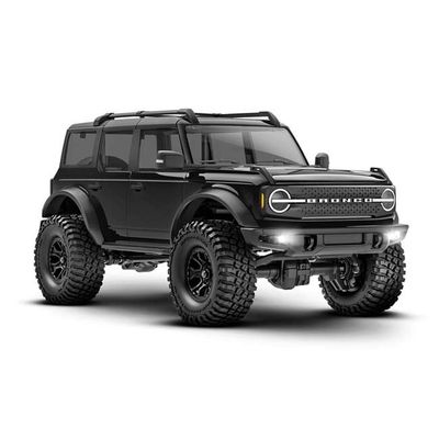 TRX-97074-1-BLK Traxxas TRX-4m Crawler with Ford® Bronco® (Black): 1/18 Scale 4WD Electric Truck w/ TQ™ 2.4GHz Radio, ECM-2.5 Electronic Control Module (fwd/rev), and Titan® 87T motor. Includes: 750 m