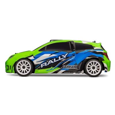 TRX-75054-5-GRNX Traxxas LaTrax® Rally: 1/18 Scale 4WD Electric Rally Racer