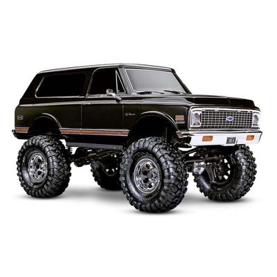 TRX-92086-4-BLK Traxxas Black TRX-4® High Trail Edition™ with 1972 Chevrolet® Blazer® Body: 4WD Electric Truck with TQi™ 2.4gHz radio system