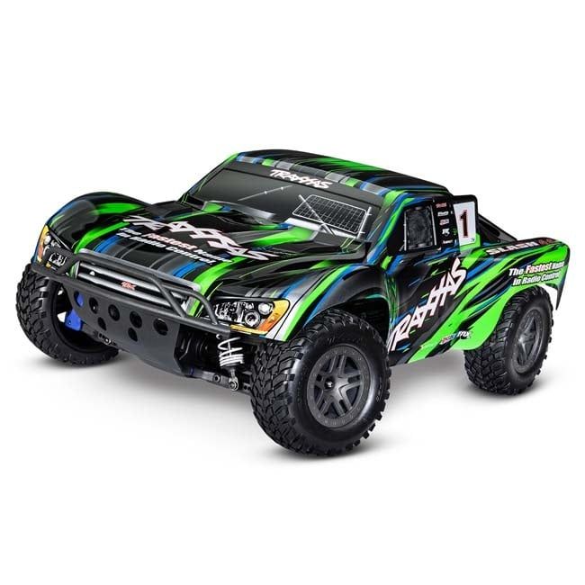 TRX-68154-4-GRN Traxxas Slash 4X4 BL-2s Brushless: 1/10 Scale 4WD Short Course Truck