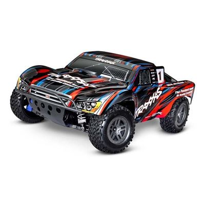 TRX-68154-4-RED Traxxas Slash 4X4 BL-2s Brushless: 1/10 Scale 4WD Short Course Truck