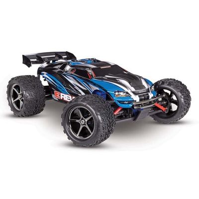 TRX-71054-8-BLUE Traxxas 1/16 Scale E-Revo: 4X4 Monster Truck w/USB-C