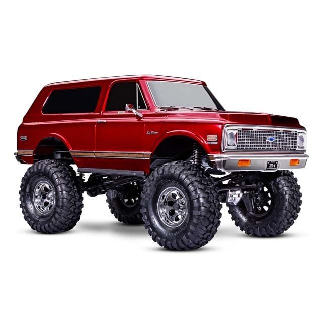 TRX-92086-4-RED Traxxas Red TRX-4® High Trail Edition™ with 1972 Chevrolet® Blazer® Body: 4WD Electric Truck with TQi™ 2.4gHz radio system