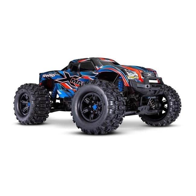 TRX-77096-4-BLUE Traxxas X-Maxx 8s w. Belted Tires