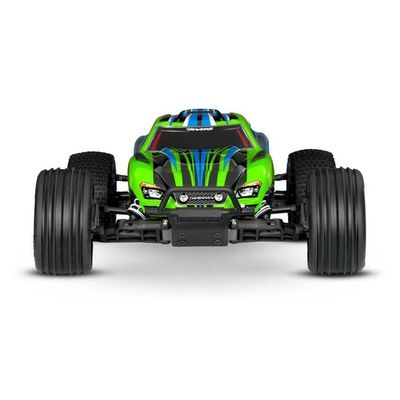 TRX-37254-8-GRN Traxxas Rustler 2WD XL-5 HD Stadium Truck with Battery, Green (Superseded)